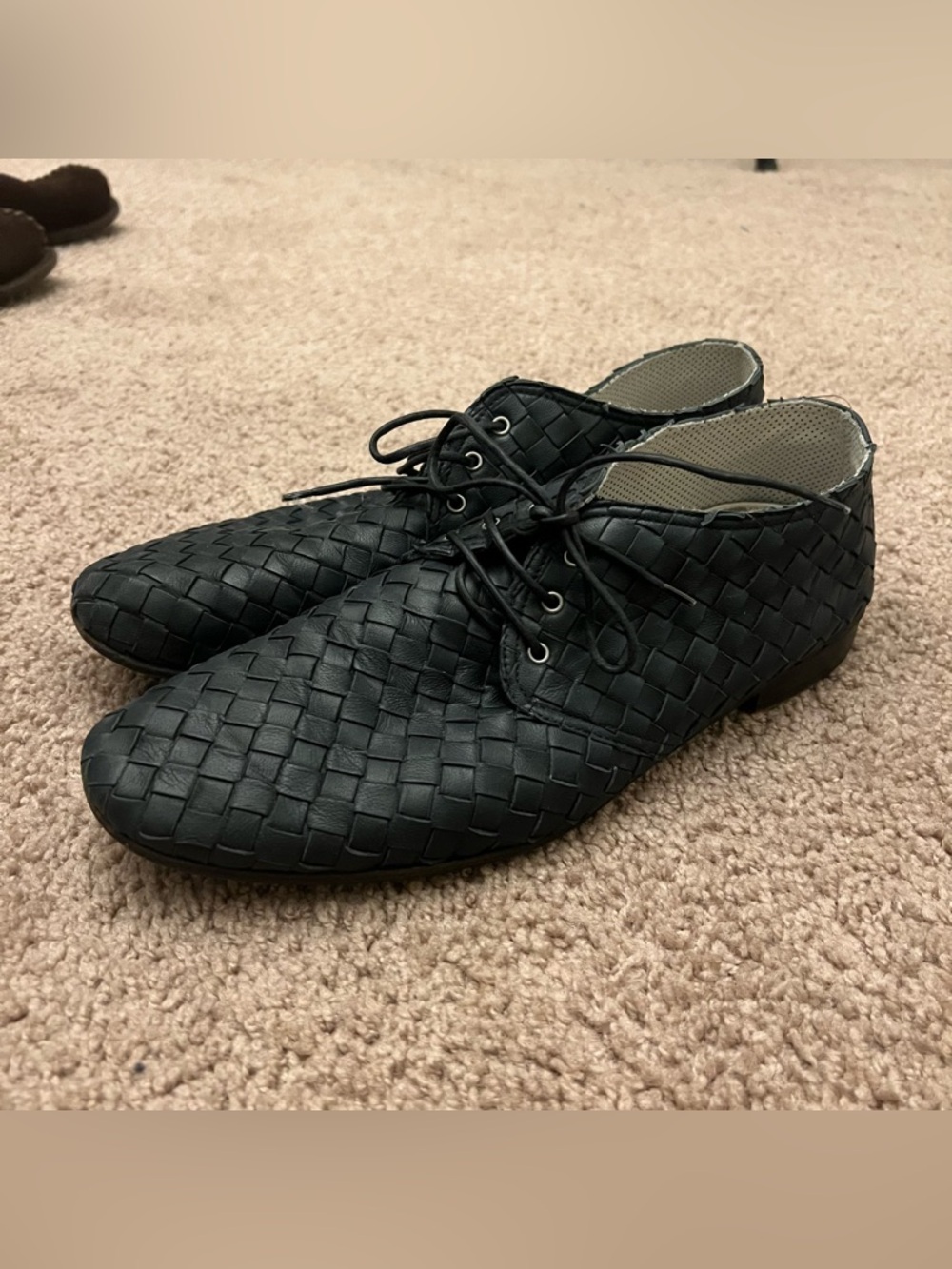 Dolce and Gabbana men's genuine leather shoes size 10.5-11 (EUR 44) navy